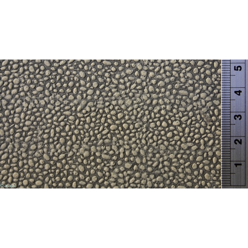 Superficie di ciottoli bianchi. REDUTEX 87CR111