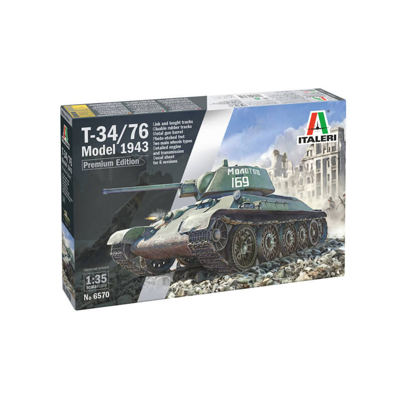 T-34/76 Modello 1943. ITALERI 6570