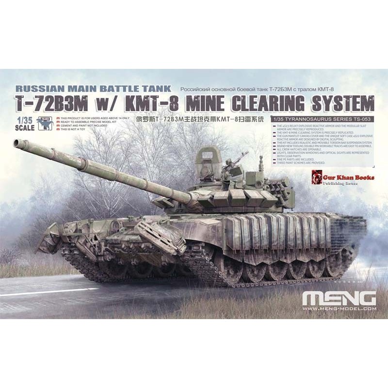 T-72B3M con sistema di sminamento. MENG TS-053