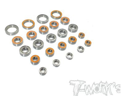 Kit cuscinetti T-Work 24 pezzi Mugen MBX8 BBS-MBX8