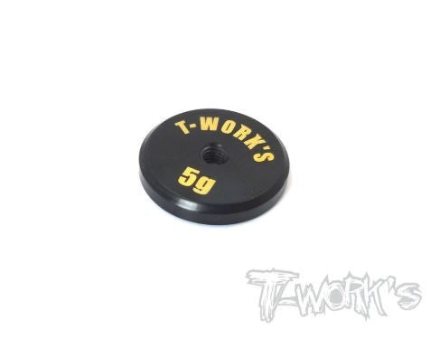Peso di equilibrio T-Work nero "LCG" 5gr (x1) TA-066L