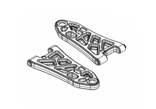 T2M braccio oscillante inferiore anteriore (x2) Pirate Dune Scraper T4936/34