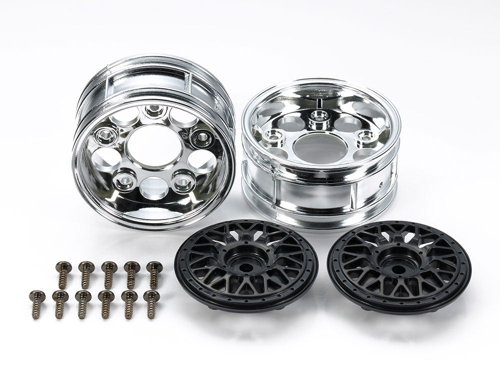 Tamiya Cerchio nero a 2 pezzi 26 mm + 2 / + 4 mm (x2) 54794