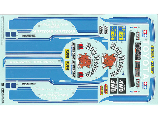 Tamiya Adesivo Toyota Bruiser 9495728