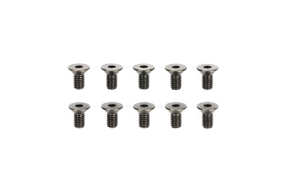 Tamiya Vite 3x6mm acciaio testa svasata (x10) 51625