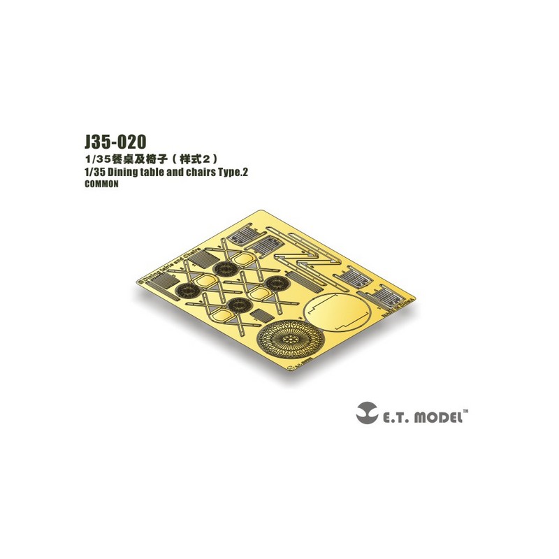 Fotoinciso: Tavolo da pranzo e sedie Tipo.2. E.T. MODEL J35-020