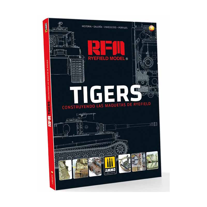 Tigri. Costruzione dei modelli di Ryefield. AMMO MIG JIMENEZ 6274
