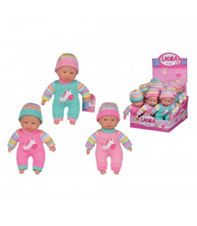 Tiny Laura cm.20 corpo morbido in espositore - 3 asst
