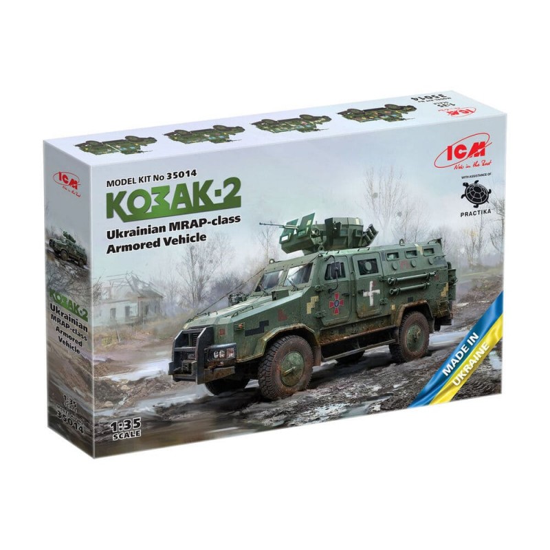 Veicolo MRAP ucraino tipo Kozak-2. ICM 35014