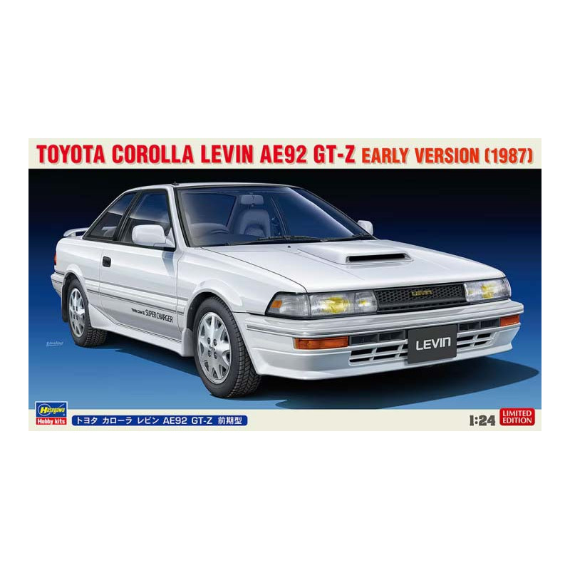 Toyota Corolla Levin AE92. HASEGAWA 20596