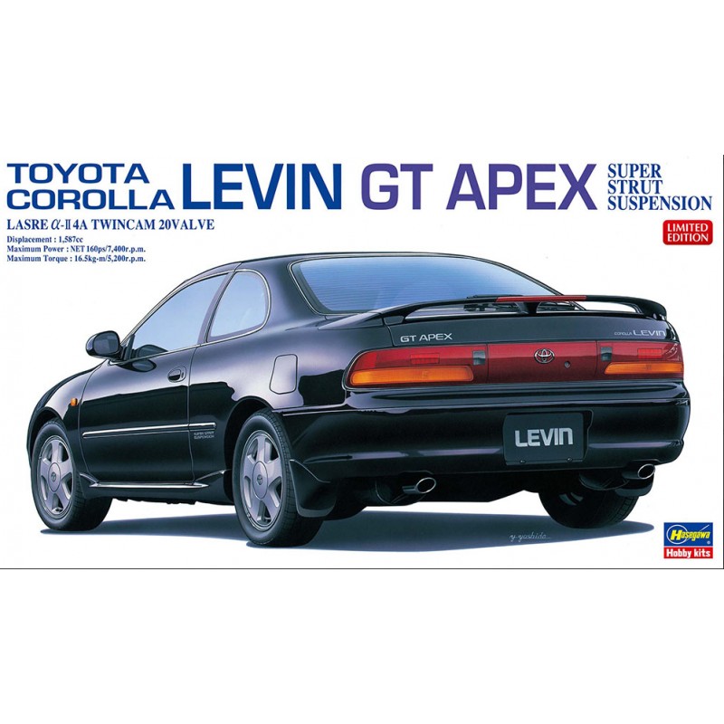 Sospensioni Toyota Corolla Levin GT Apex Super Strut. HASEGAWA 20667