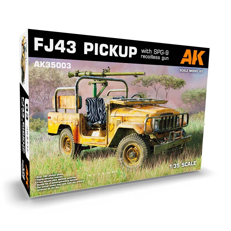 SUV Toyota FJ43 con SPG-9. AK INTERACTIVE AK35003
