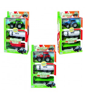 TRATTORE AGRIPOWER CON 2 CARRELLI FRIZIONE