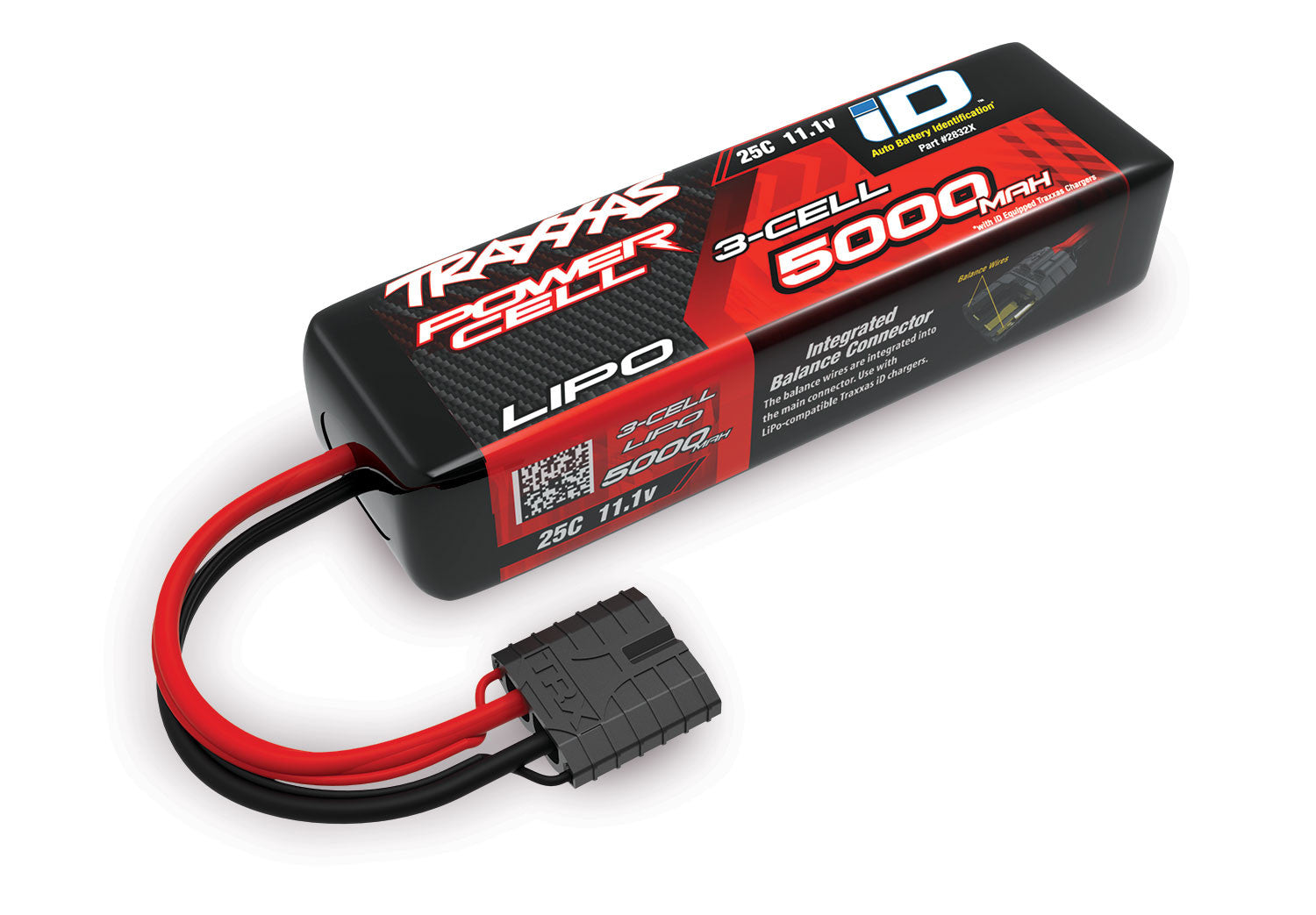 Traxxas Accu lipo ID 11.1V 25C 5000mah Corte 2832X