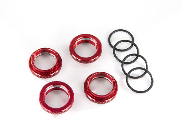 Traxxas Anello elastico per GT-Maxx Red (x4) Maxx 8968R