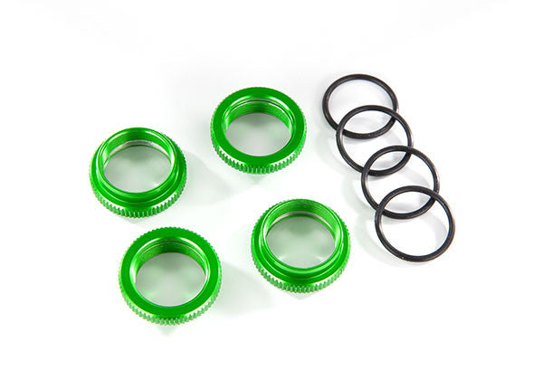 Traxxas Anello a molla per GT-Maxx verde (x4) Maxx 8968G