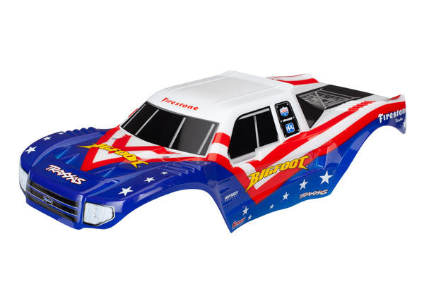 Traxxas Carrozzeria BigFoot Rosso/Bianco/Blu 3676