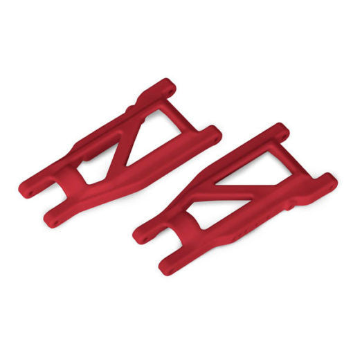Traxxas Triangolo inferiore della sospensione rinforzato, rosso (x2) 3655L