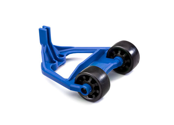 Traxxas Barra portaruota blu Maxx 8976X