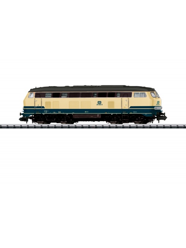TRIX 16211 Scala N Digital Locomotiva Diesel Classe 210 DB epoca IV