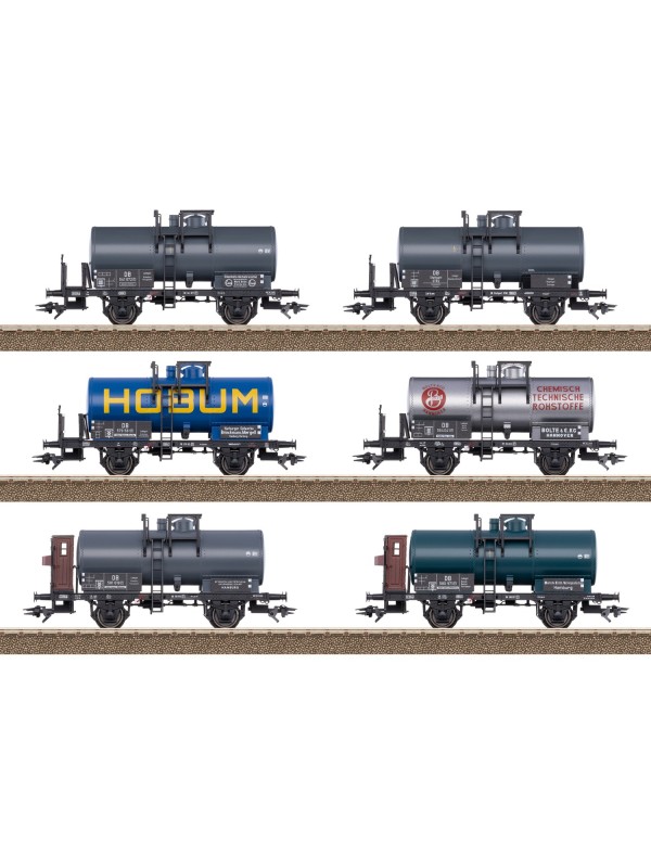 TRIX 24170 Scala HO Set sei carri cisterna a due assi DB epoca III - IN ACCONTO