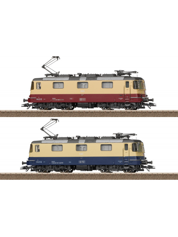 TRIX 25100 Scala HO Confezione doppia di locomotive elettriche Re 421 SBB