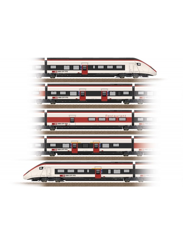 TRIX 25810 Scala HO  Treno automotore ad alta velocità RABe 501 Giruno