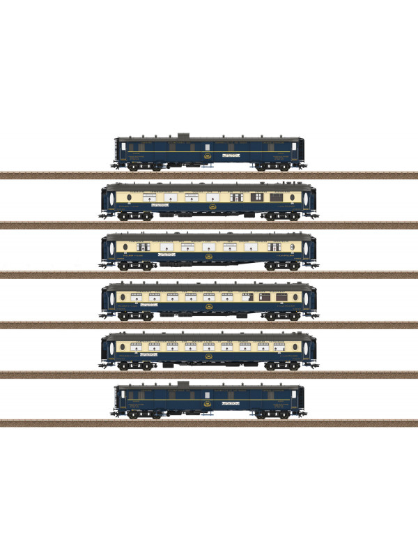 TRIX 26470 Scala HO Set di sei carrozze Pullman „Edelweiß“