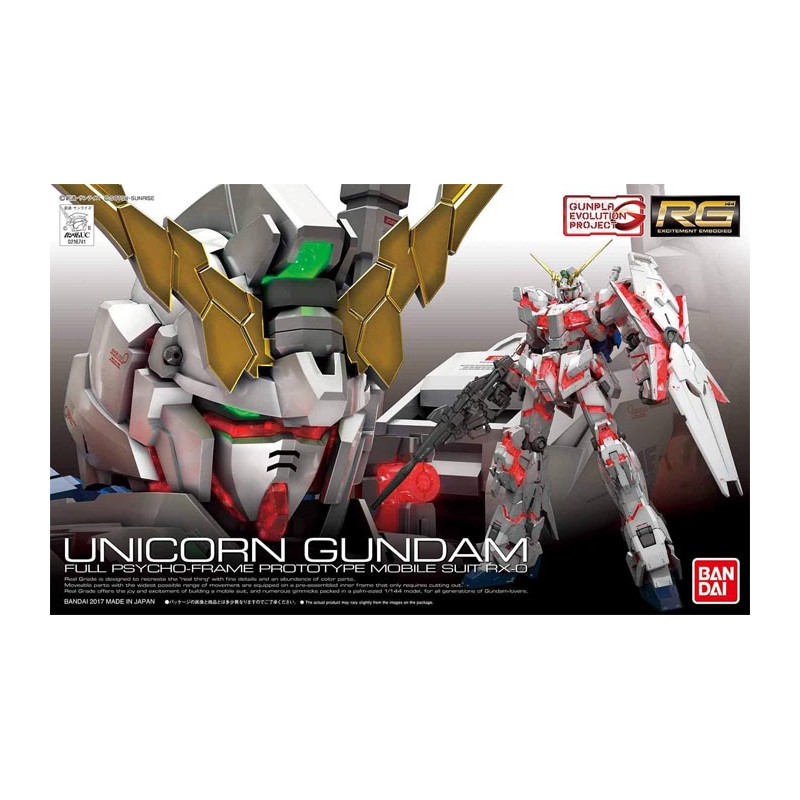 Unicorno Gundam. BANDAI 5061620