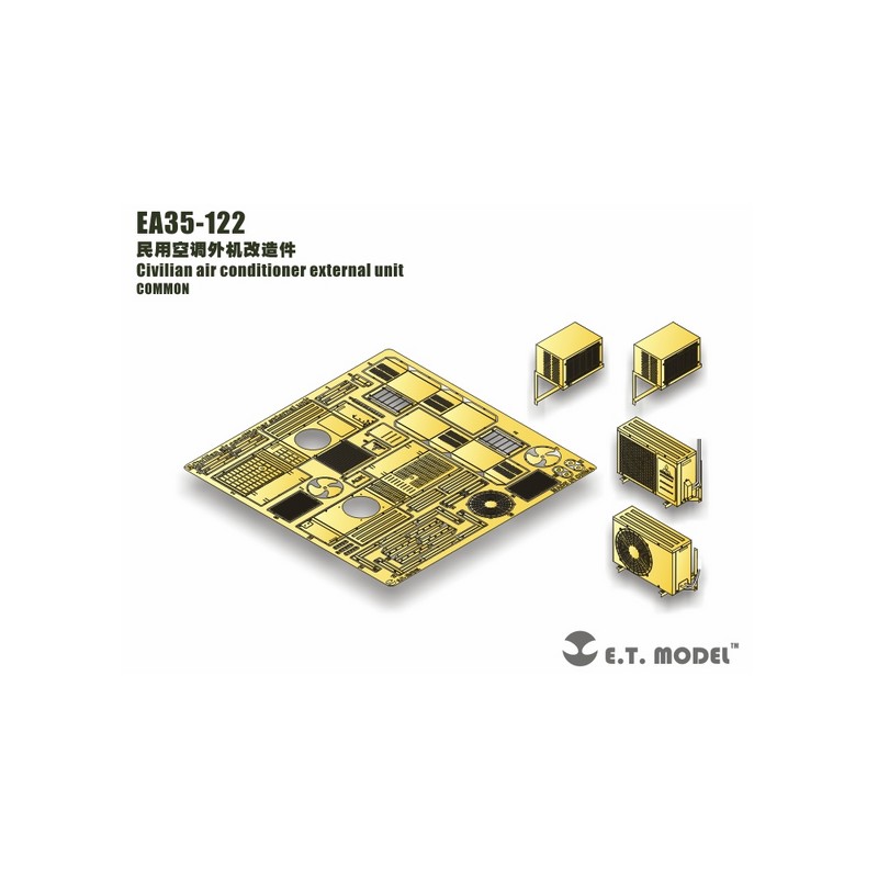 Fotoincisione: Climatizzatore civile da esterno. E.T. MODEL EA35-122