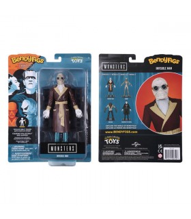 Universal - Personaggio Bendyfigs Uomo Invisibile