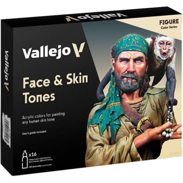 Vallejo - Set di Pittura Face & Skin Tones