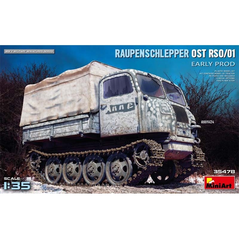Faupenschleppper OST RSO/01 veicolo militare. MINIART 35478
