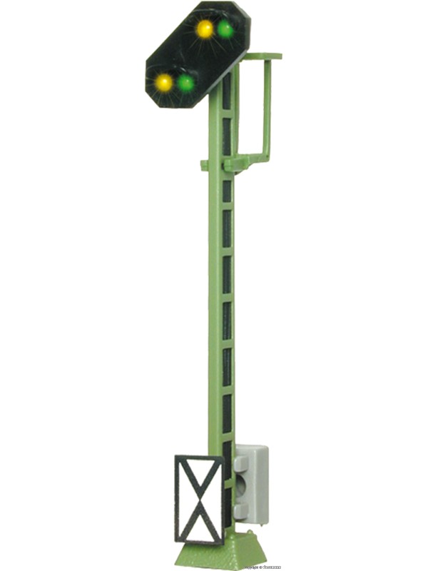 VIESSMANN 4010 Scala HO Semaforo ferroviario di avviso (altezza 6 cm)