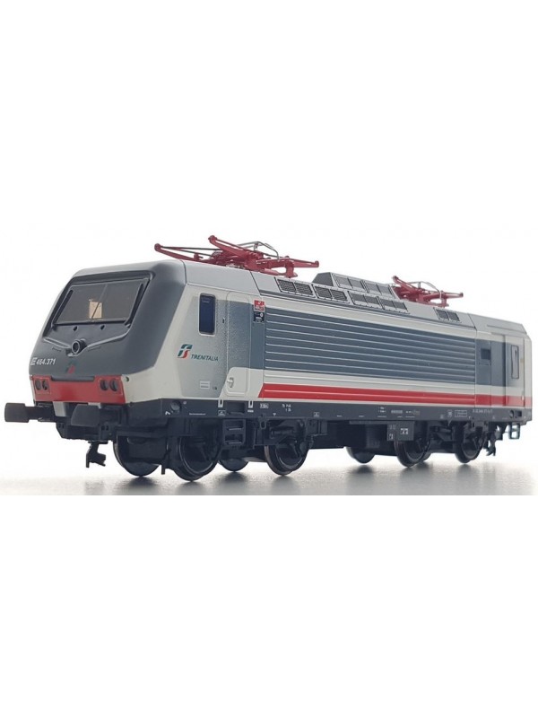 VITRAINS 2246 Scala HO Locomotiva elettrica E464 Dummy (non motorizzata) in livrea IC Sun con gancio e respingenti tradizionali