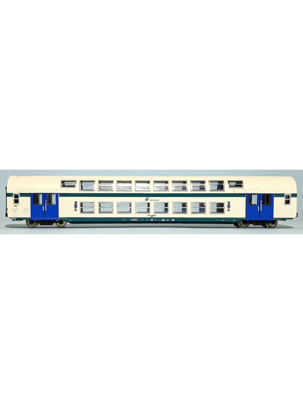 VITRAINS 3433 Scala HO Carrozza a due piani FS di 1/2^ cl. in epoca V