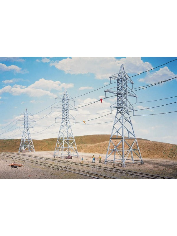 WALTHERS 933-3121 Scala HO Set piloni alta tensione 4 pezzi