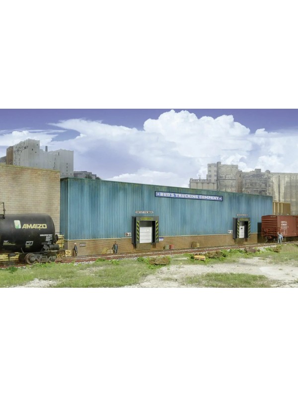 WALTHERS 933-3192 Scala HO Magazzino spedizioni Bud's (adatto come fondale)