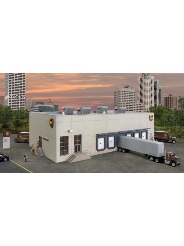 WALTHERS 933-4110 Scala HO Centro logistico UPS HUB con uffici e deposito