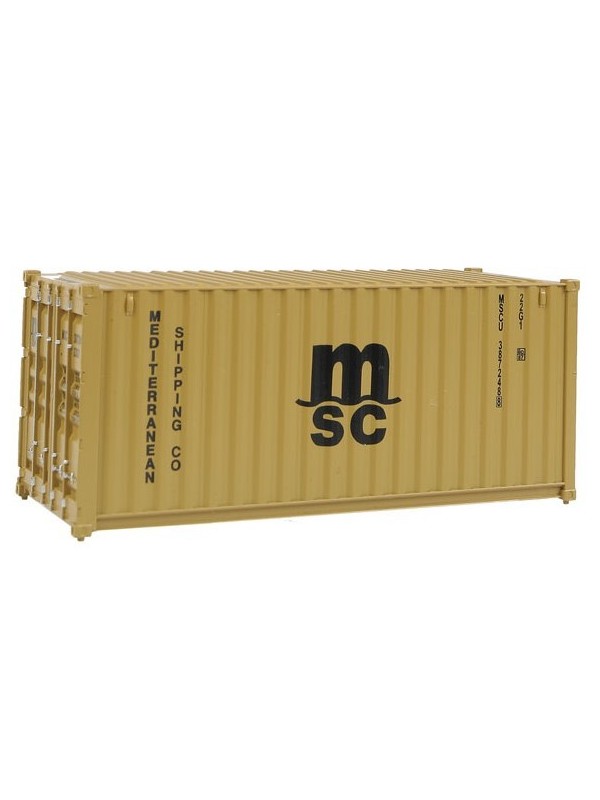 WALTHERS 949-8057 Scala HO serie SceneMaster Container da 20' MSC