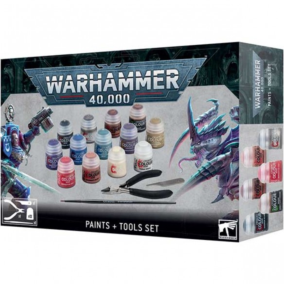 Warhammer 40.000 - Paints + Tools Set