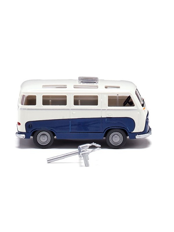 WIKING 028997 Scala HO Autobus panoramico Ford FK 1000 - blu zaffiro/bianco