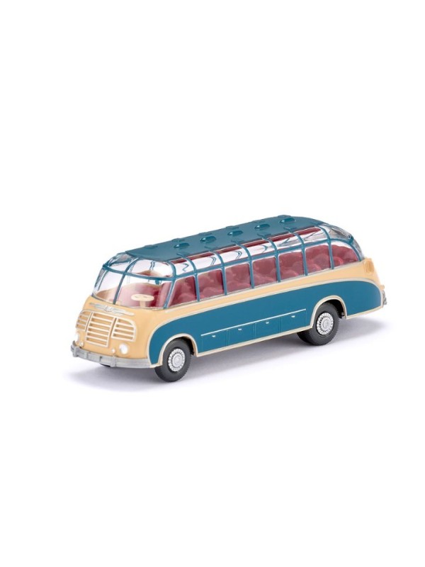 WIKING 073005 Scala HO Autobus (Setra S8) - beige/azzurro 1952-58