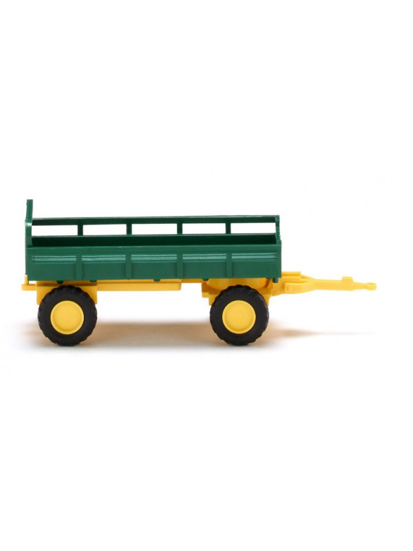 WIKING 086904 Scala HO Rimorchio agricolo a due assi verde
