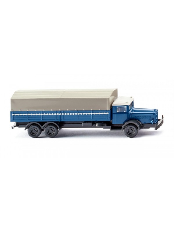 WIKING 094306 Scala N Camion telonato MB LKW L 10000 blu anno 1935-38