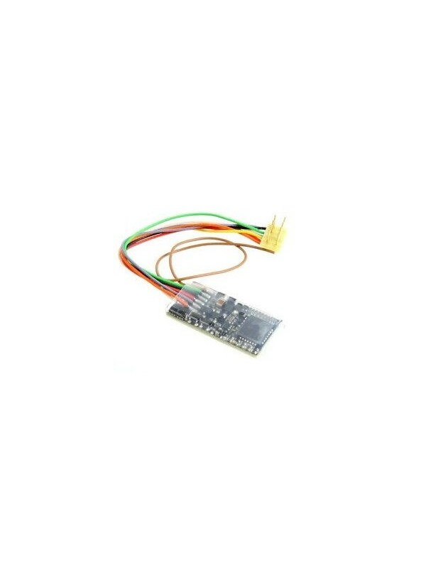 ZIMO MX600R Scala HO Decoder sottile 0,8A 4 uscite funzioni a 8 poli NEM652